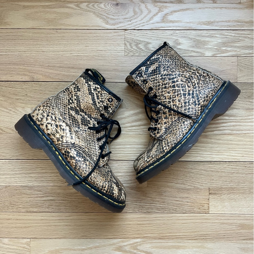 Rare Snakeskin Dr Martens